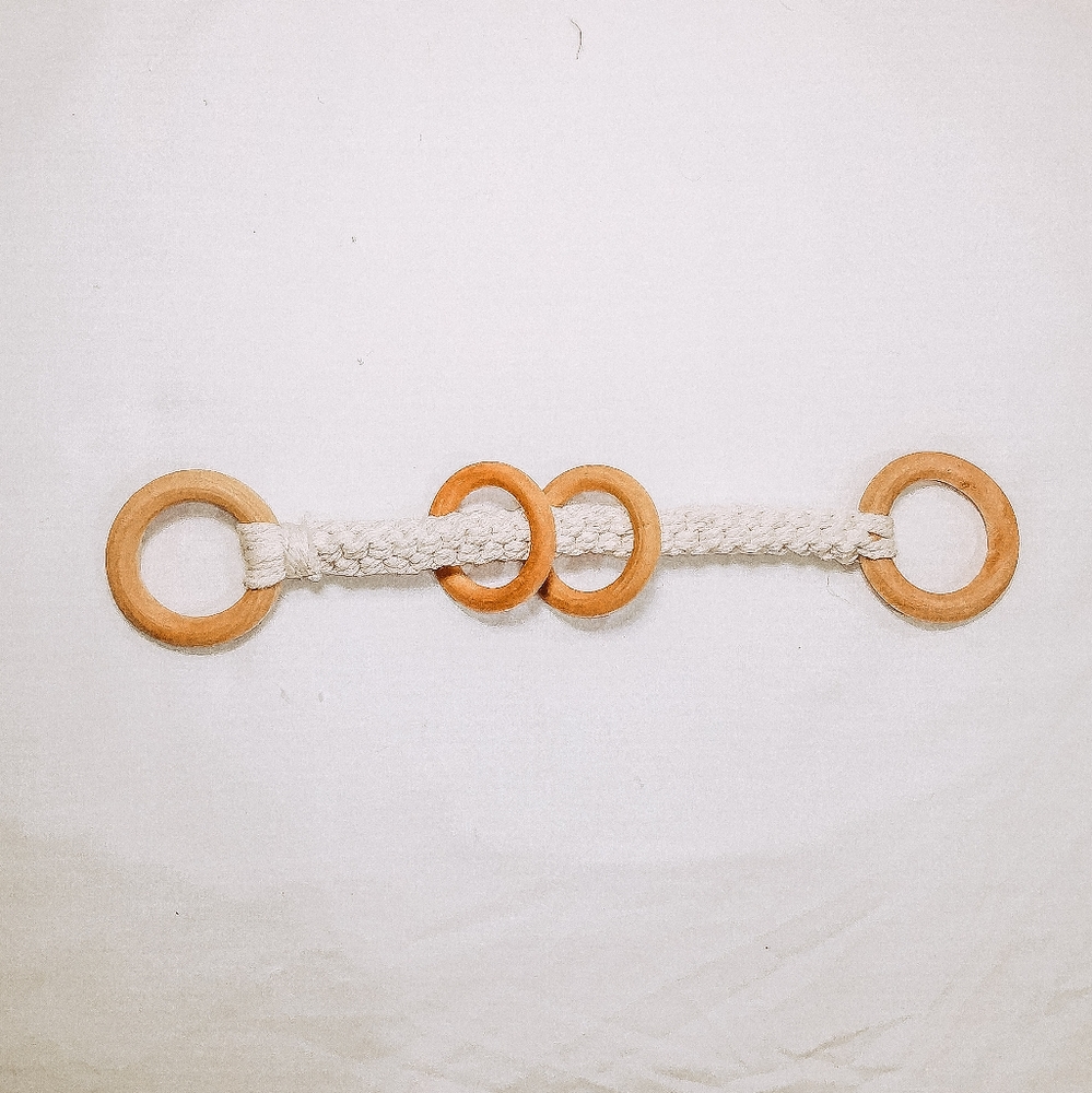 Handmade Macramé Baby Rattle 🇨🇦 Made in Canada